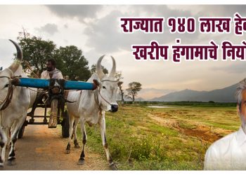 राज्यात १४० लाख हेक्टरवर खरीप हंगामाचे नियोजन