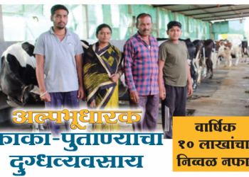 अल्पभूधारक काका-पुताण्याचा दुग्धव्यवसाय