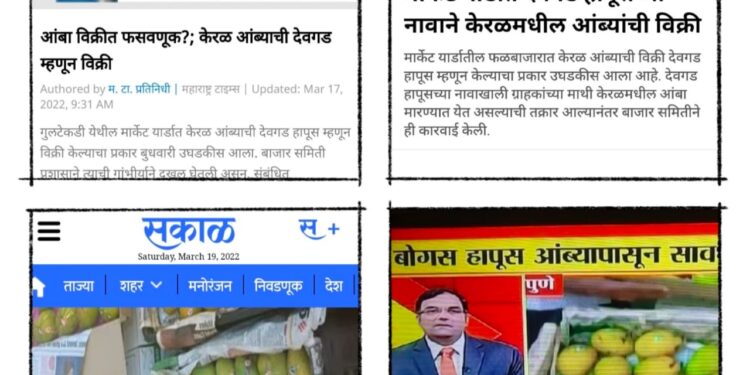 हापूसच्या नावाने विक्रेते करताहेत ग्राहकांची फसवणूक..
