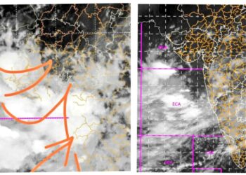 गणेश विसर्जन दिवसा झाले मोकळे आकाश
