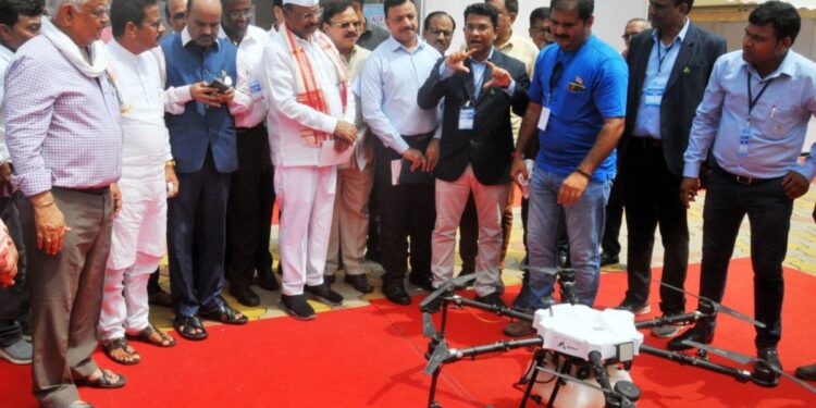 ड्रोन शेती