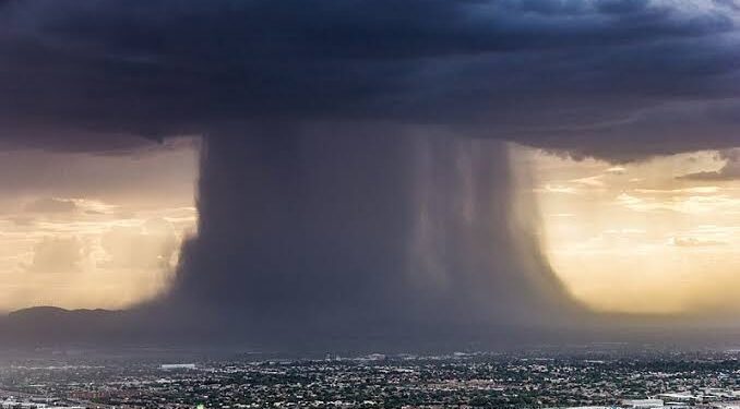 ढगफुटीसदृश्य पाऊस क्लाऊड बर्स्ट Cloud Burst