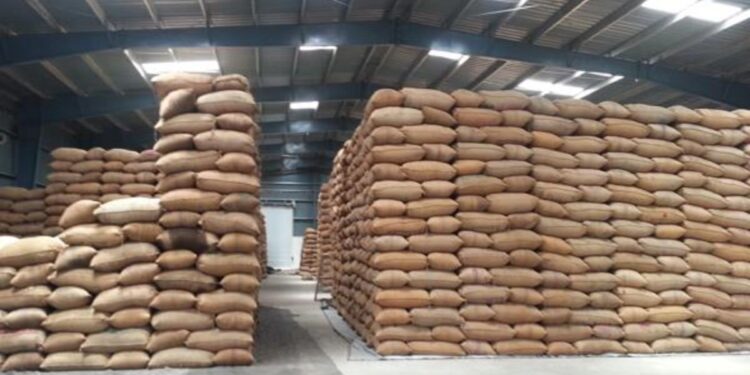 Modern steel warehouse