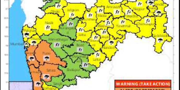 राज्याच्या काही भागात 4-5 दिवस पुन्हा मुसळधार