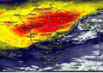 राज्याच्या बहुतांश भागांतील हवा कोरडी