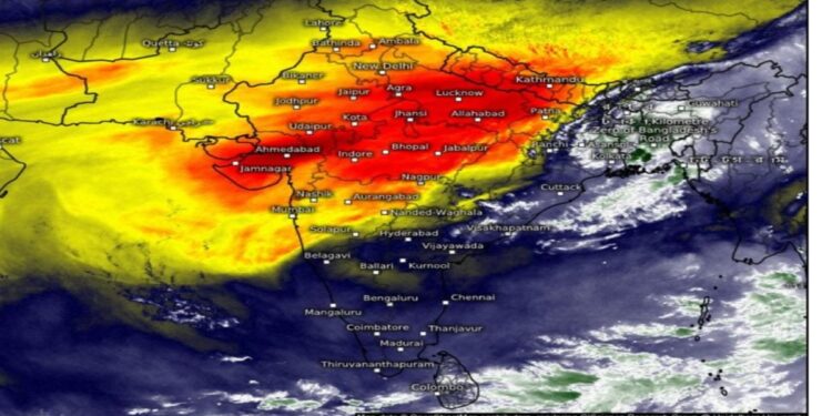 राज्याच्या बहुतांश भागांतील हवा कोरडी