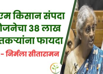पीएम किसान संपदा योजनेचा 38 लाख शेतकऱ्यांना फायदा – निर्मला सीतारामन