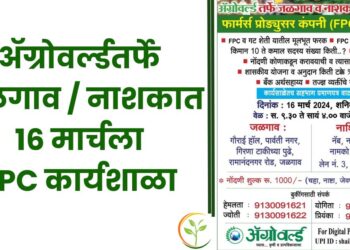 फार्मर्स प्रोड्युसर कंपनी कार्यशाळा