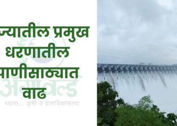 राज्यातील प्रमुख धरणातील पाणीसाठ्यात वाढ
