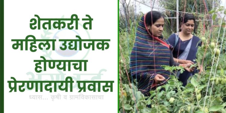 शेतकरी ते महिला उद्योजक होण्याचा प्रेरणादायी प्रवास