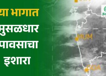 या भागात मुसळधार पावसाचा इशारा