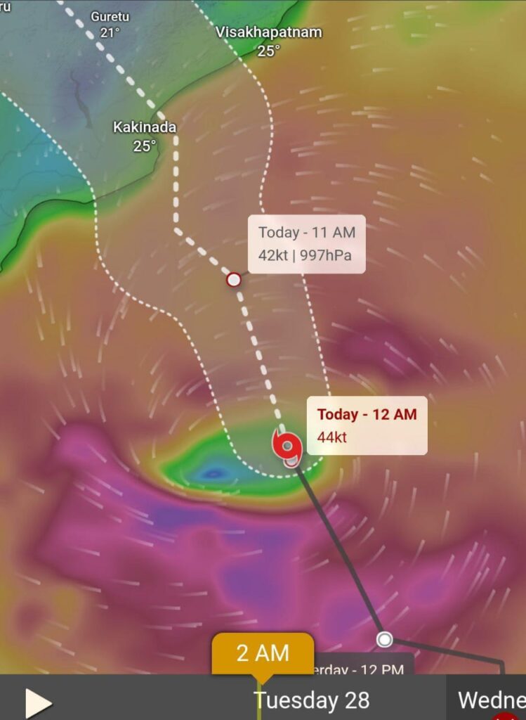 मोंथा चक्रीवादळ