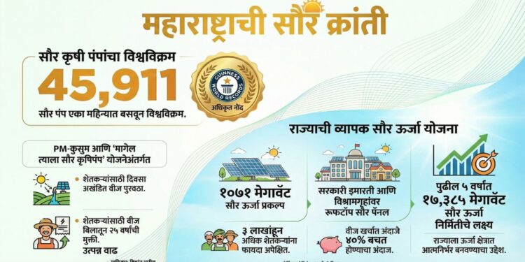 महाराष्ट्राचा सौर ऊर्जा पराक्रम