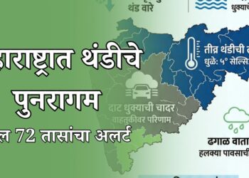 महाराष्ट्रात थंडीचे पुनरागम