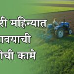 शेतीची कामे