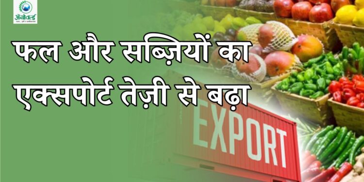 भारत की ‘गोल्डन रेवोल्यूशन’: फल और सब्ज़ियों का एक्सपोर्ट तेज़ी से बढ़ा