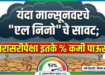 'मान्सून:वर 'एल निनो'चे सावट