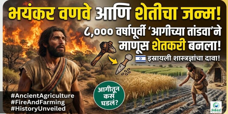 8 हजार वर्षांपूर्वी लागलेल्या ‘आगीच्या तांडवा’मुळे माणूस शेतकरी बनला; इस्रायली शास्त्रज्ञांचा दावा