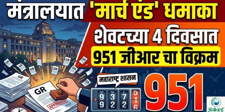 मंत्रालयात झाला 'मार्च एंड' धमाका! फक्त शेवटच्या चार दिवसांत ९५१ जीआरचा ऐतिहासिक विक्रम