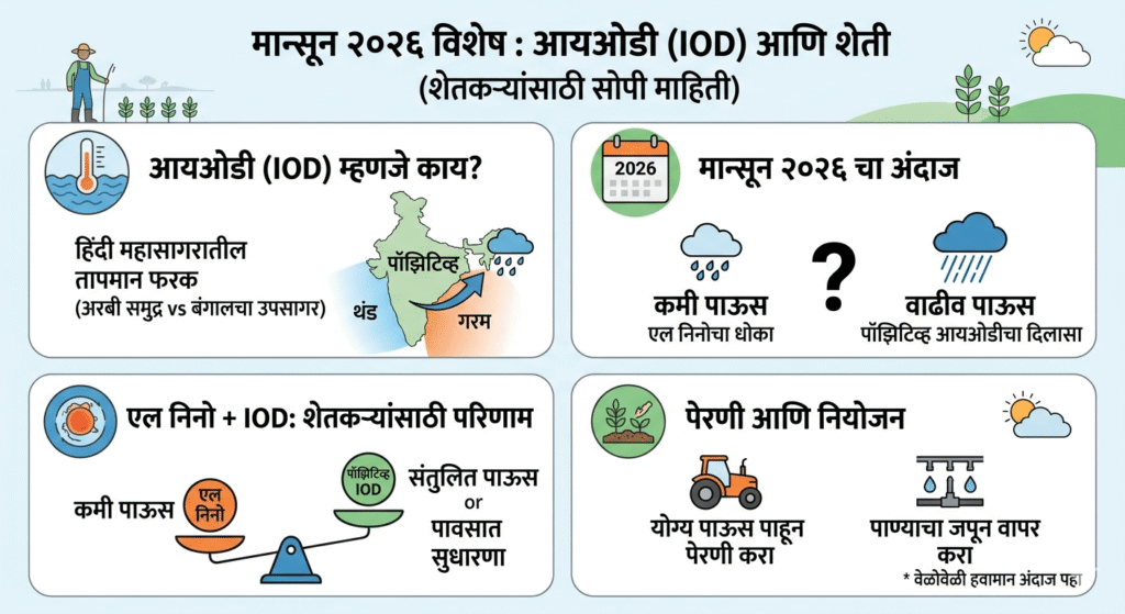 IOD Monsoon 2026 Rain El Nino Indian Ocean Diapole IMD