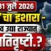 ‘IMD’चा इशारा – आज व उद्या राज्यात अतिवृष्टी.?