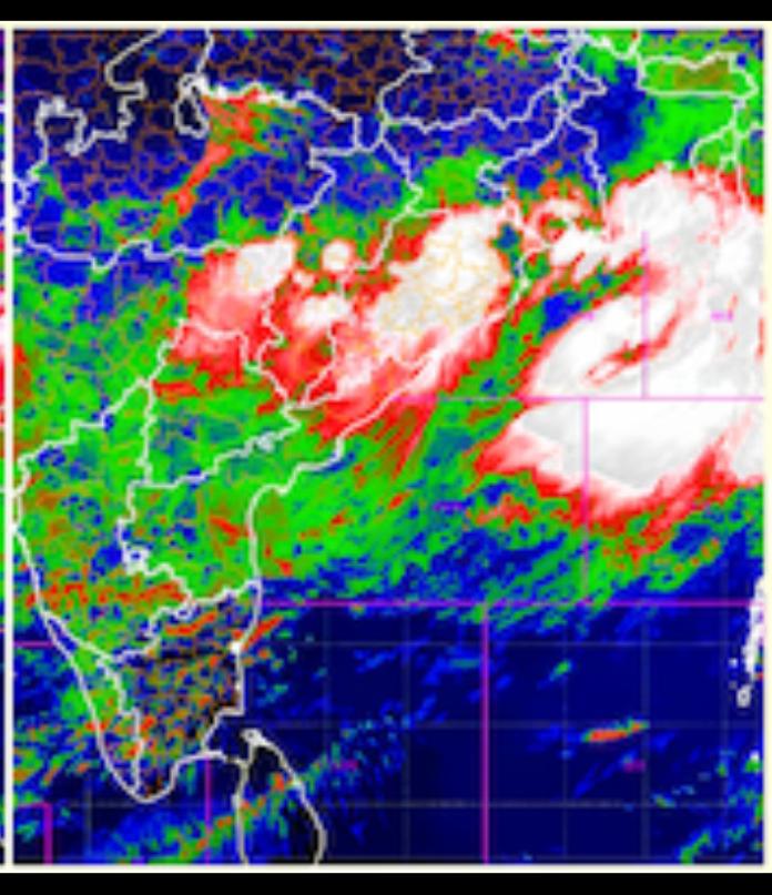 बंगाल-ओडिशासह ईशान्य भारतातील अति मुसळधार पावसासाठी कारणीभूत असलेली बंगालच्या उपसागरातील हवामान प्रणाली (कमी दाब क्षेत्र)
