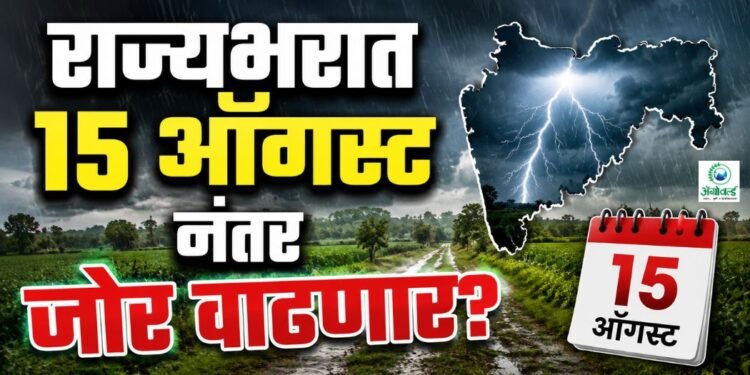 राज्यभरात पावसाची दोन आठवडे विश्रांती; 15 ऑगस्टनंतर पुन्हा जोर वाढणार?