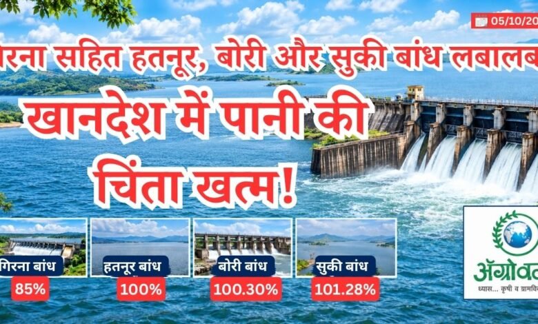 खानदेश में पानी की चिंता खत्म