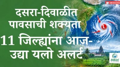 बंगालचा उपसागरसह अरबी समुद्रातही कमी दाबाचा पट्टा
